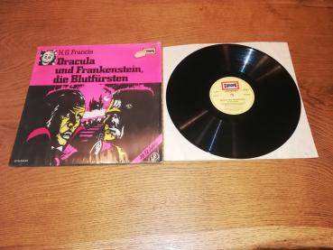 H.G.Francis Neon Gruselserie Folge 2 Dracula und Frankenstein, die Blutfürsten 1981 Europa 115675.6 Deutsche Pressung VG-/VG+